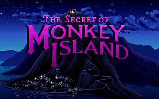 Ein Titelbild-Screenshot des PC-Spieles "The Secret of Monkey Island"